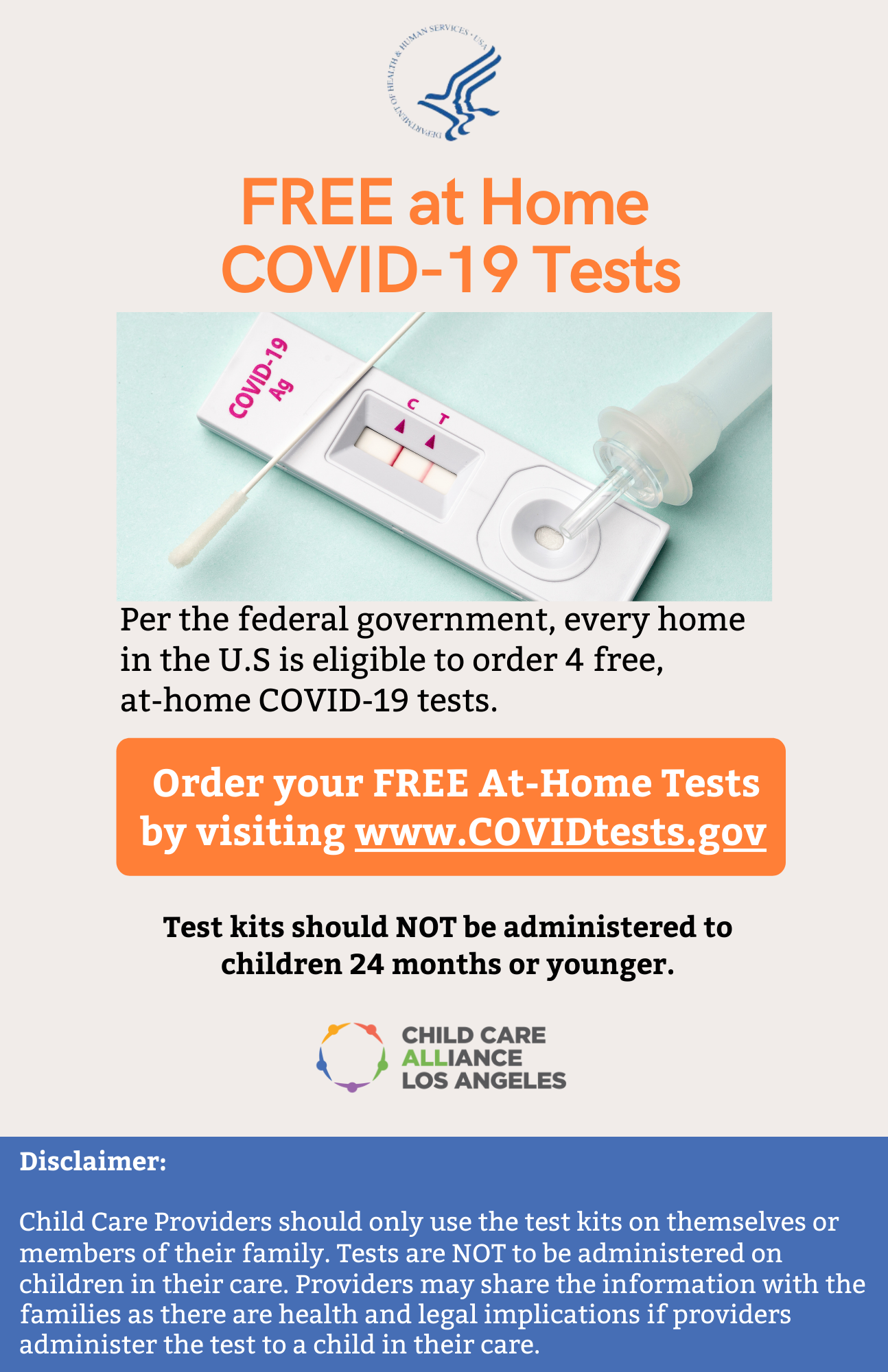 FREE at Home COVID-19 Test